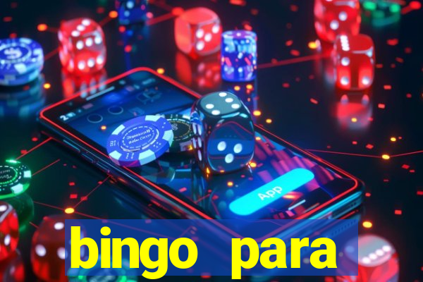 bingo para despedida de solteira para imprimir